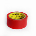 red,Easy tearing PVC & Embossed vinyl tape pvc wrapping tape 45mm*22m*0.15mm PVC packaging tape